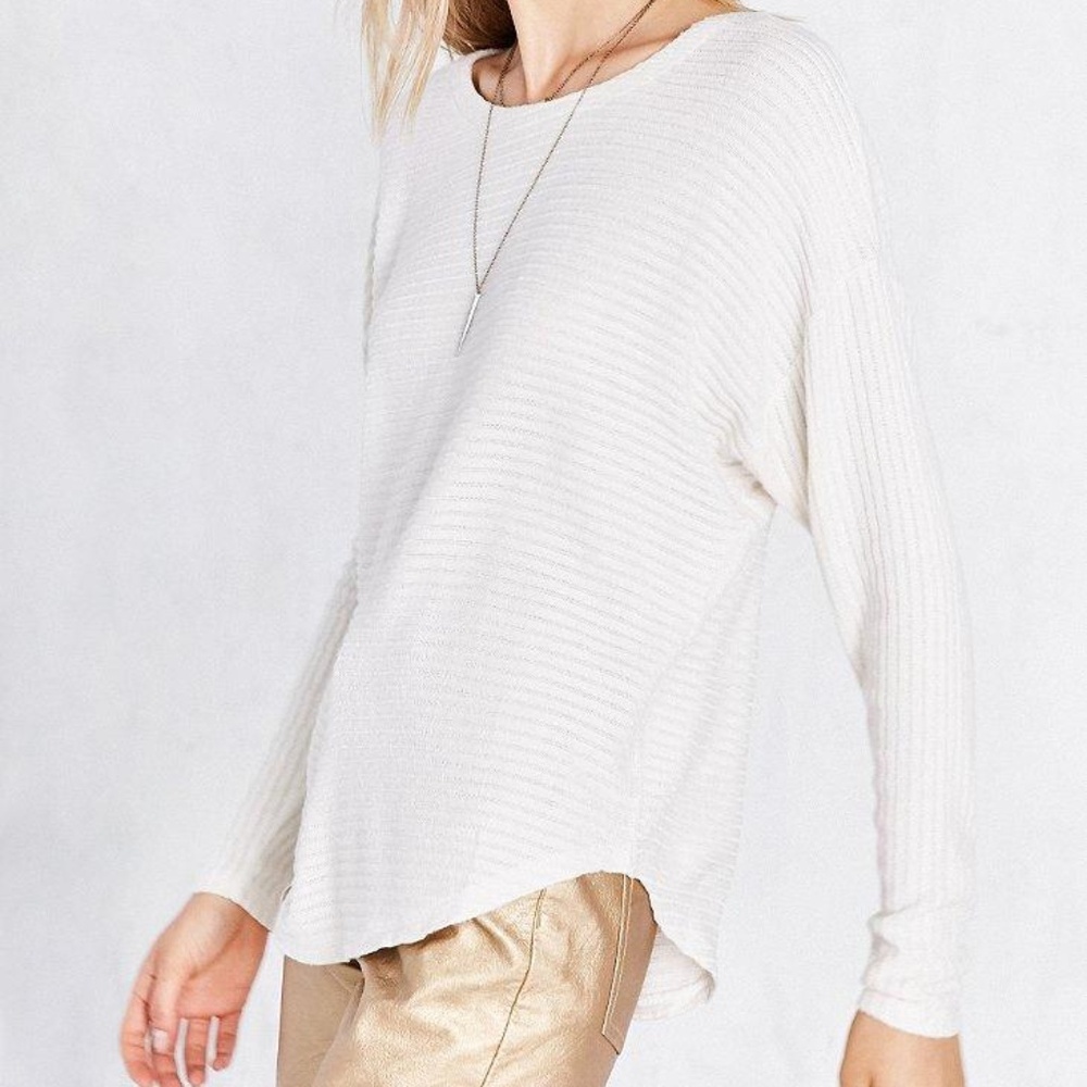 Silence + Noise Hiro Ribbed Dolman Shirt!